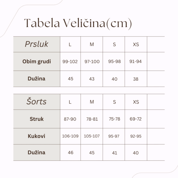 Dvodelni Bukle Prsluk i Šorts