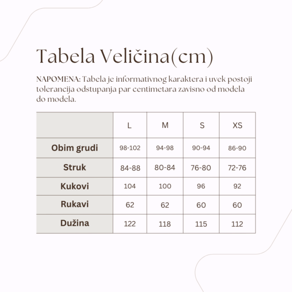 Dugi Kaput sa Širokim Rukavima