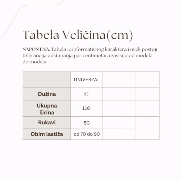 Oversize Haljina na Vezivanje